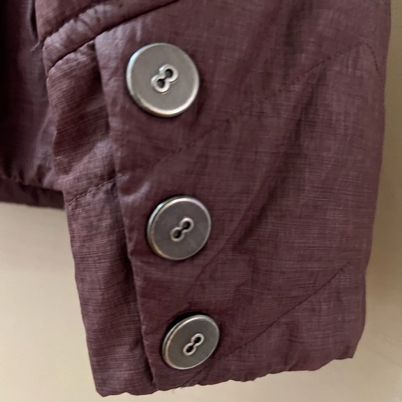 ⚫️ BOGO Prana Women’s lightweight purple winter coat size medium. - Picture 6 of 9